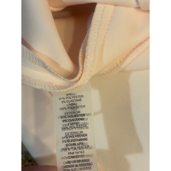 NWT Tommy Hilfiger Women Dress Pink Sleeveless Zip Front Belted Sheath Size 4 - Picture 7 of 9